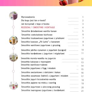 Smoothie, Desery i Napoje na Lekkość