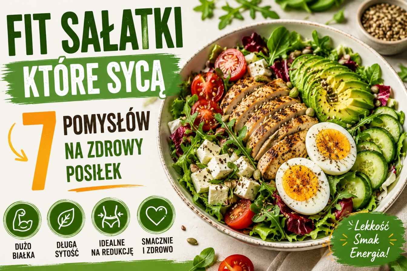 Read more about the article Fit sałatki które sycą – 7 pomysłów na zdrowy posiłek