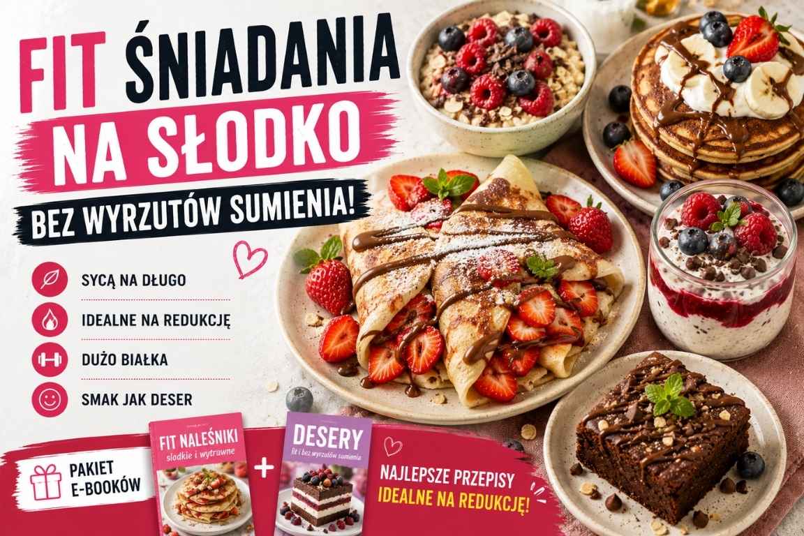 Read more about the article Fit śniadanie na słodko – 10 pomysłów bez wyrzutów sumienia