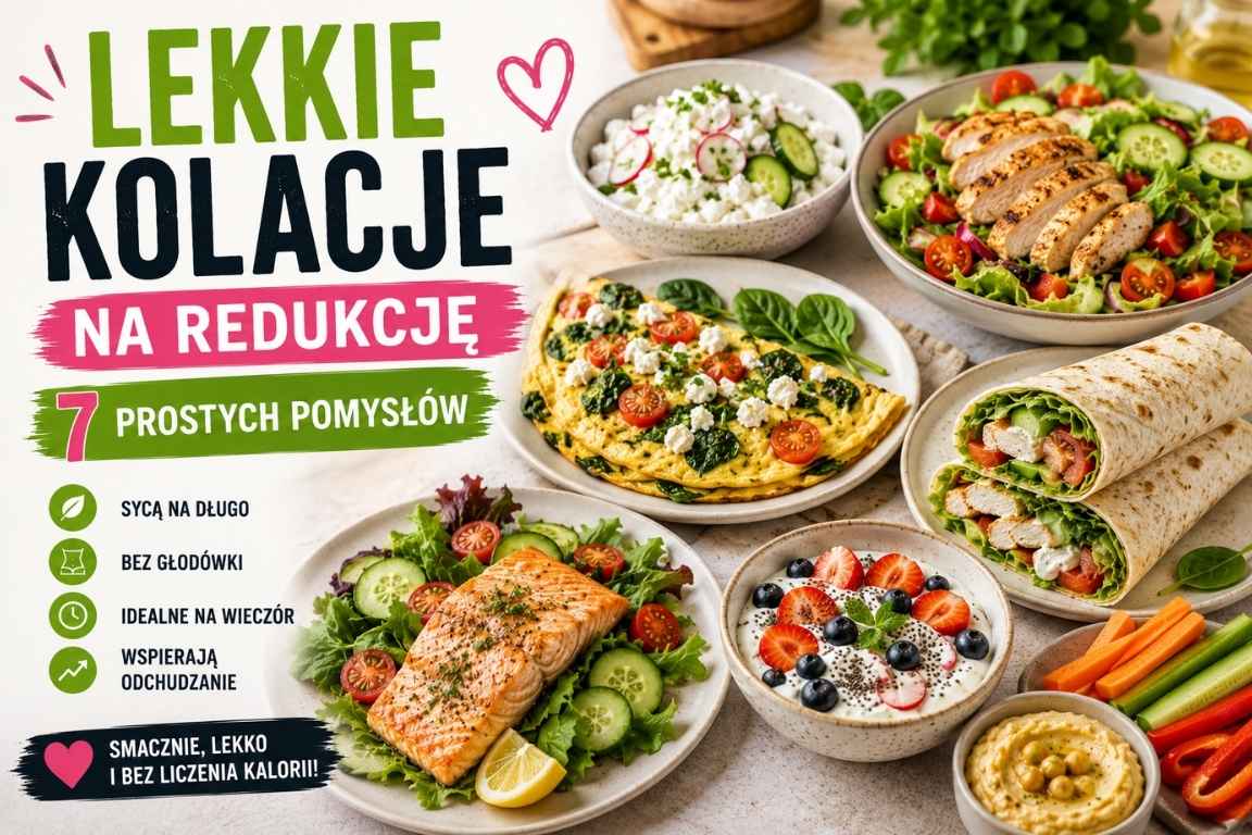 Read more about the article Lekkie kolacje na redukcję – 7 prostych pomysłów na sycący wieczór