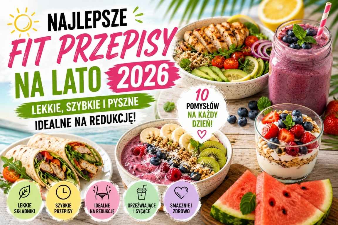 Read more about the article Fit przepisy na lato 2026 – szybkie pomysły na redukcję