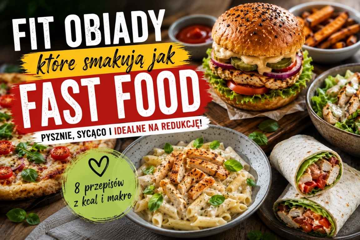 You are currently viewing Fit fast food przepisy – 8 obiadów z kcal i makro idealnych na redukcję