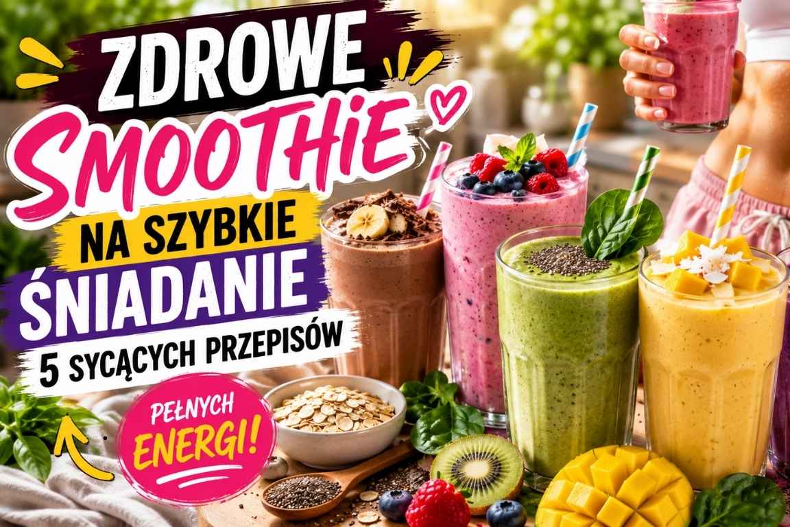You are currently viewing Zdrowe smoothie na śniadanie – 5 szybkich i sycących przepisów fit