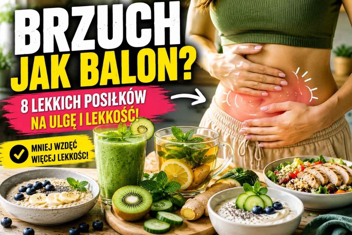 You are currently viewing Co jeść na wzdęcia? 8 lekkich posiłków na wzdęty brzuch