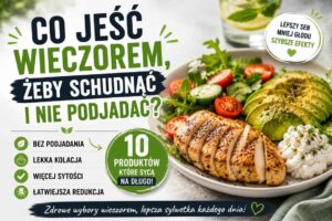 Read more about the article Co jeść wieczorem żeby schudnąć i nie podjadać? 10 sprawdzonych sposobów