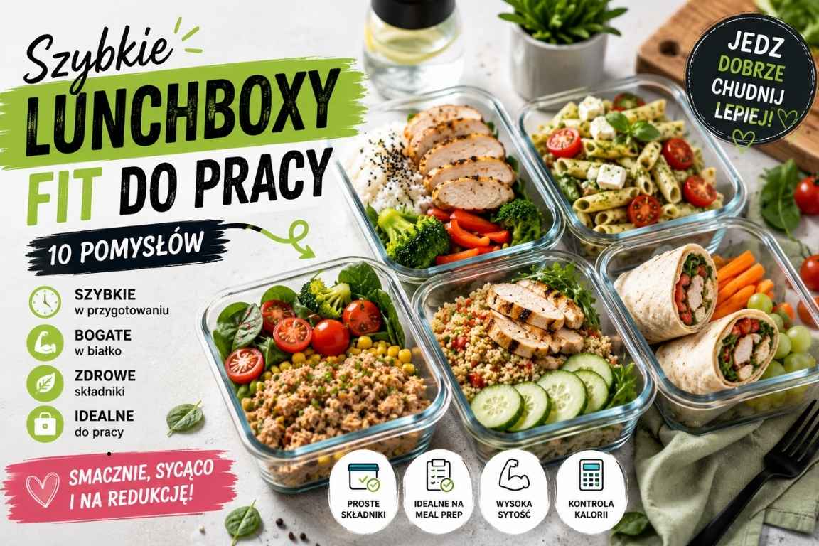 Read more about the article Lunchbox fit przepisy – 10 szybkich posiłków do pracy na redukcję