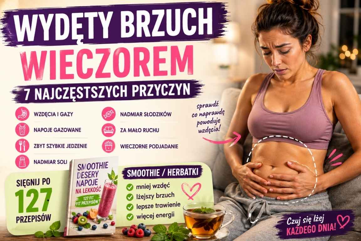 Read more about the article Wydęty brzuch wieczorem — 7 najczęstszych przyczyn i co zrobić