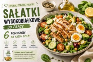 Read more about the article Sałatki wysokobiałkowe do pracy – 6 prostych przepisów.