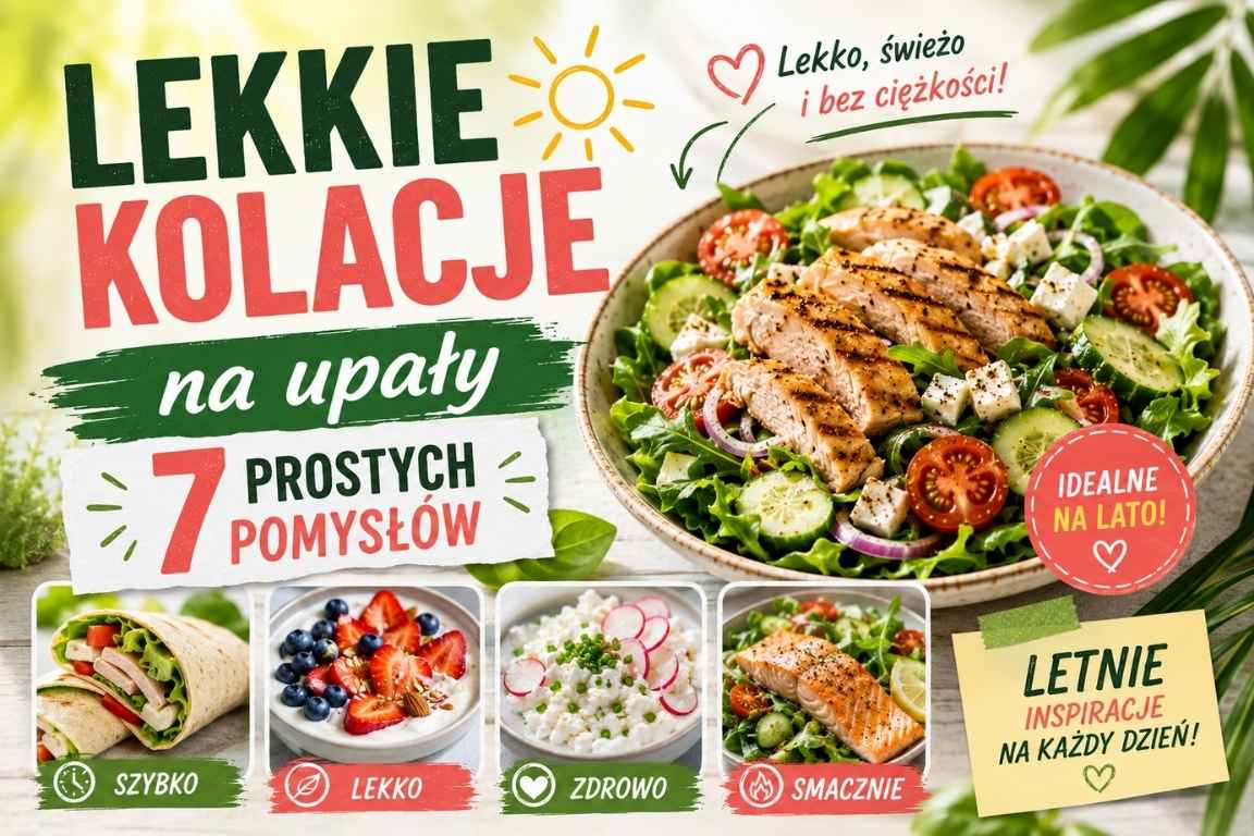 You are currently viewing Lekkie kolacje na lato – 7 prostych pomysłów na upalne dni