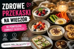 Read more about the article Zdrowe przekąski na wieczór – 10 pomysłów zamiast słodyczy