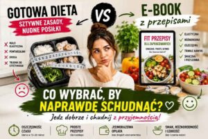 Read more about the article Gotowa dieta czy e-book z przepisami? Co wybrać, żeby naprawdę schudnąć?