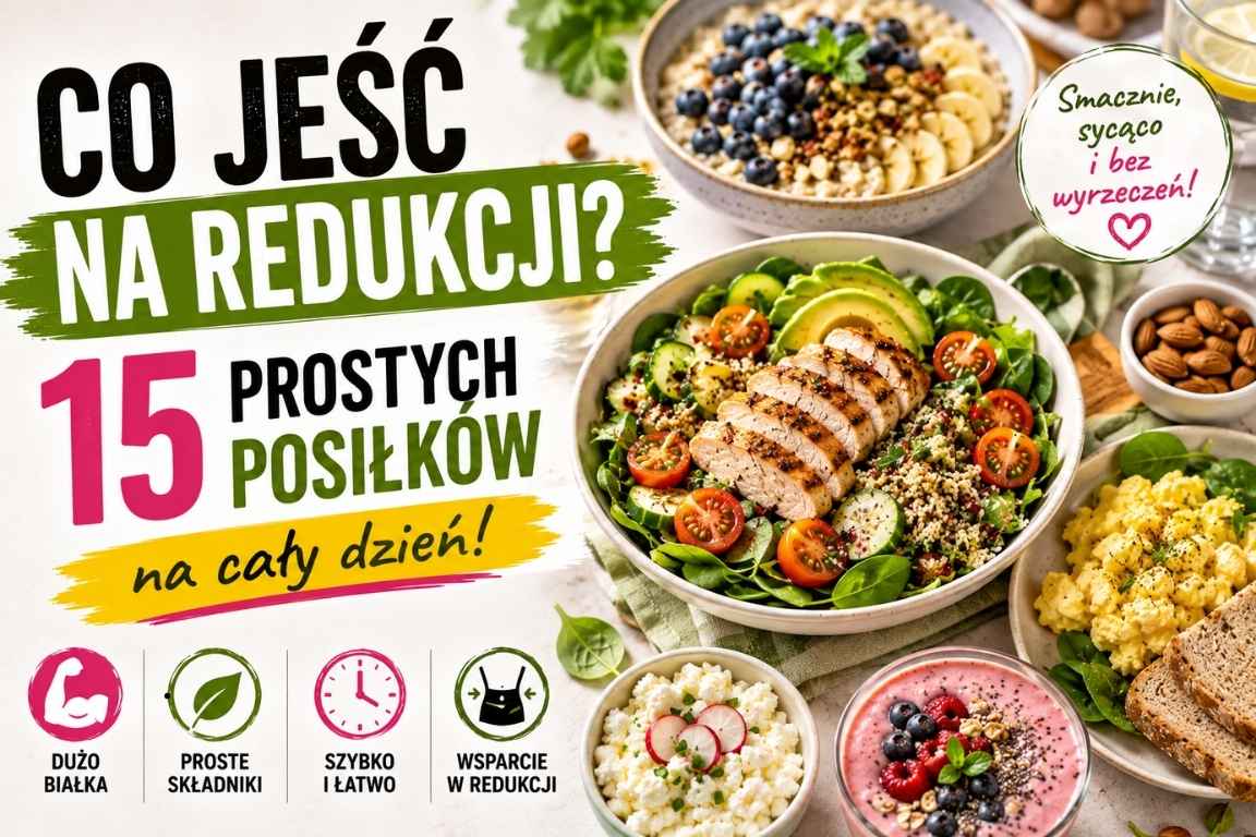 Read more about the article Co jeść na redukcji? 15 prostych posiłków na cały dzień